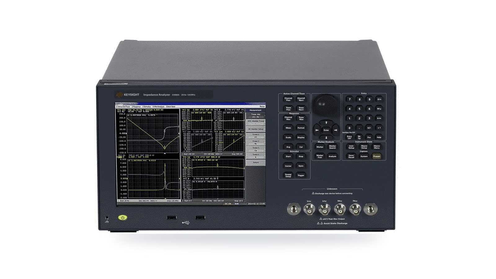đo nội trở pin bằng máy phân tích trở kháng Keysight E4990A