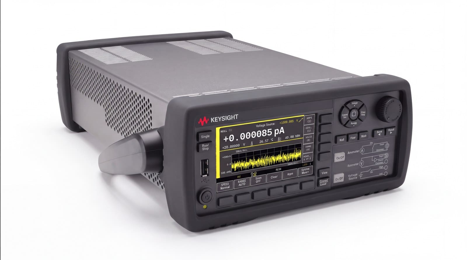Điện kế Keysight B2985C dùng trong thử nghiệm an toàn điện để đo điện trở cách điện rất cao