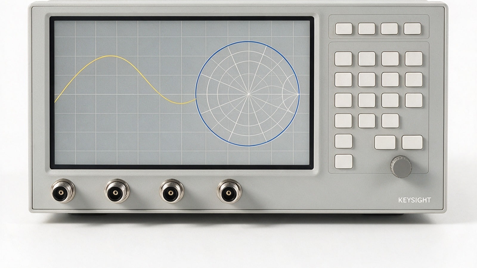 Máy phân tích mạng ENA Keysight E5080B dùng đo tham số S với cáp thử ổn định pha
