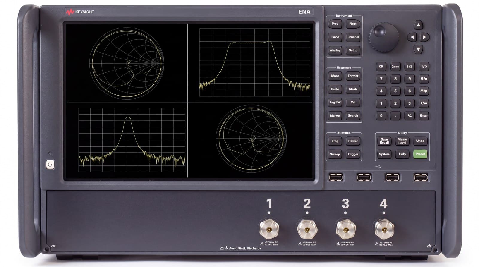 Máy phân tích mạng ENA Keysight E5080B đo dữ liệu S-parameter cho vector fitting