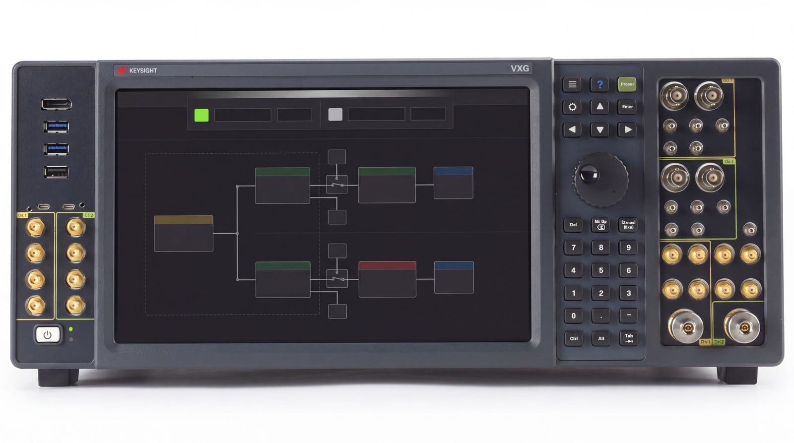 Máy phát tín hiệu vector Keysight M9384B VXG tạo tone đọc cho phép đo hiệu ứng AC Stark