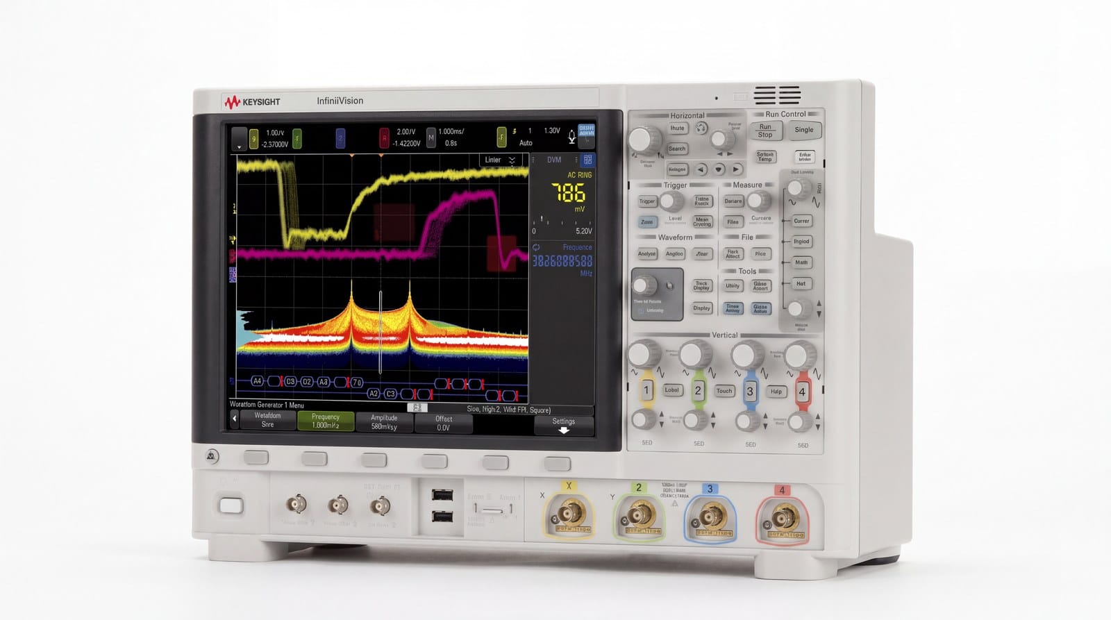 Máy hiện sóng Keysight MSOX6004A InfiniiVision 6000 X dùng kiểm tra hiệu ứng chồng phổ aliasing