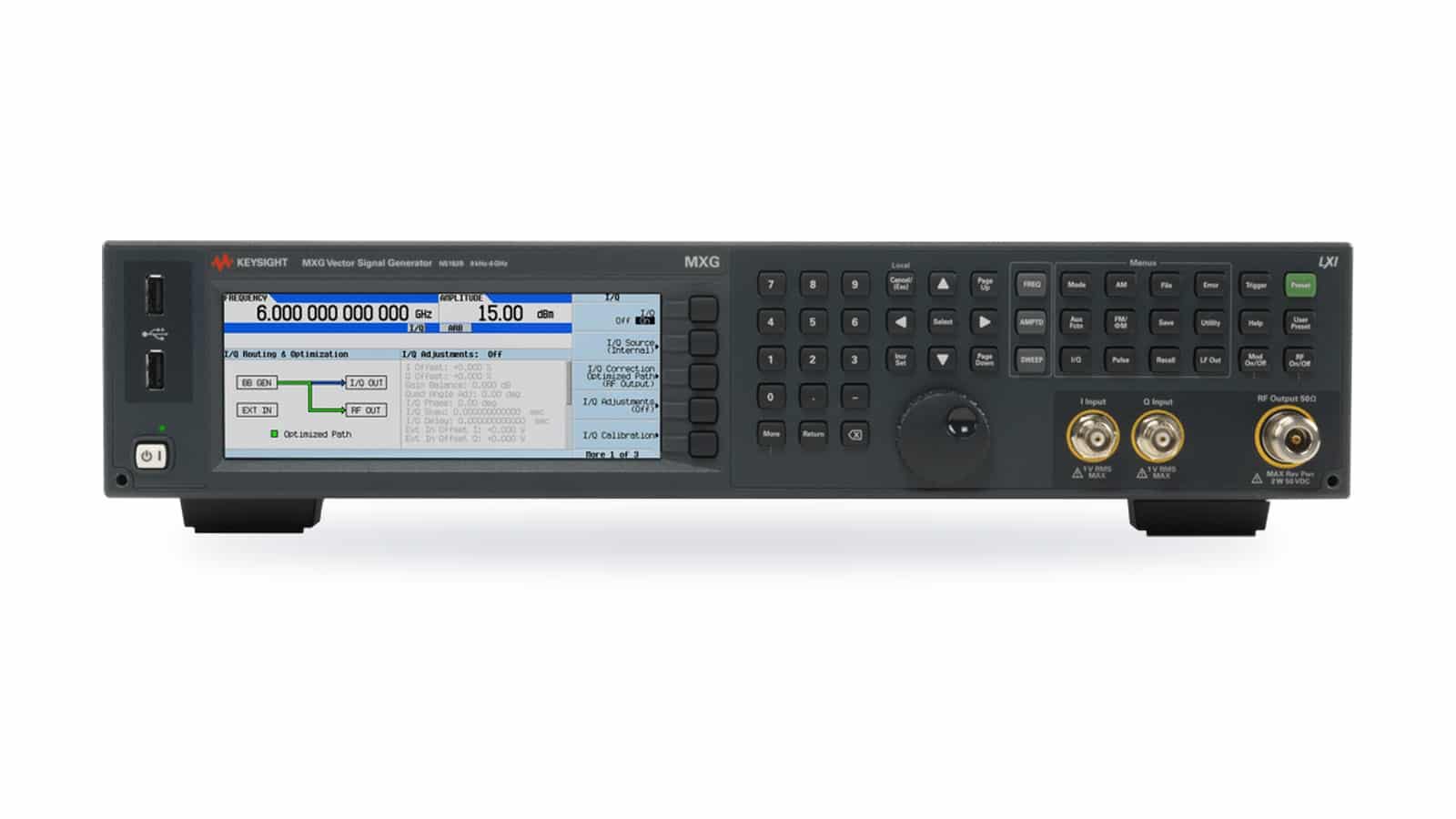 Máy phát tín hiệu vector Keysight N5182B MXG làm nguồn gây nhiễu khi kiểm thử máy thu UE