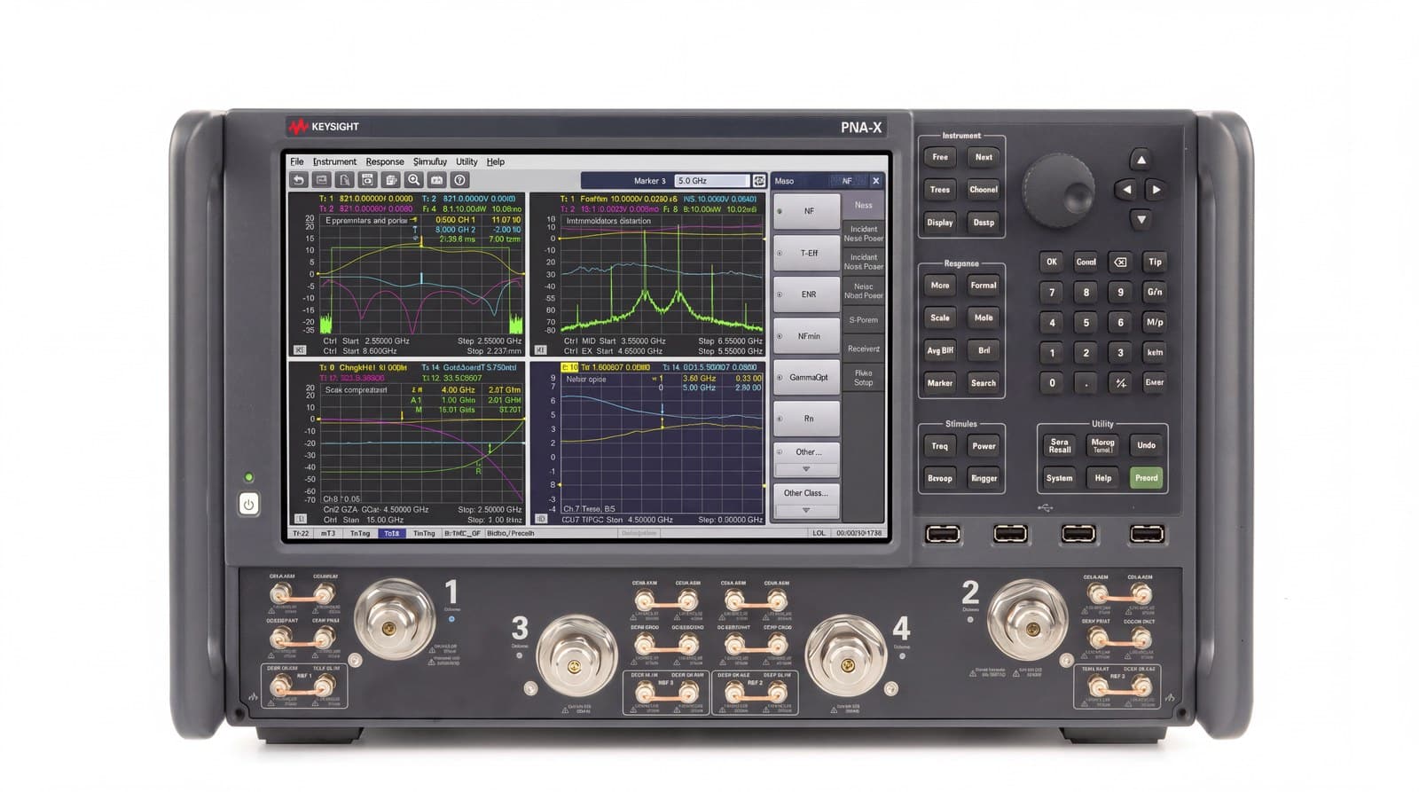 Máy phân tích mạng Keysight N5242B PNA-X dùng kiểm chứng kết quả tổng hợp bộ lọc RF