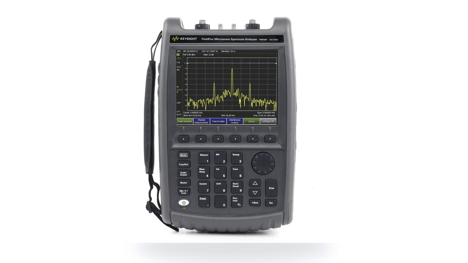 Mặt trước máy phân tích phổ cầm tay Keysight N9938A