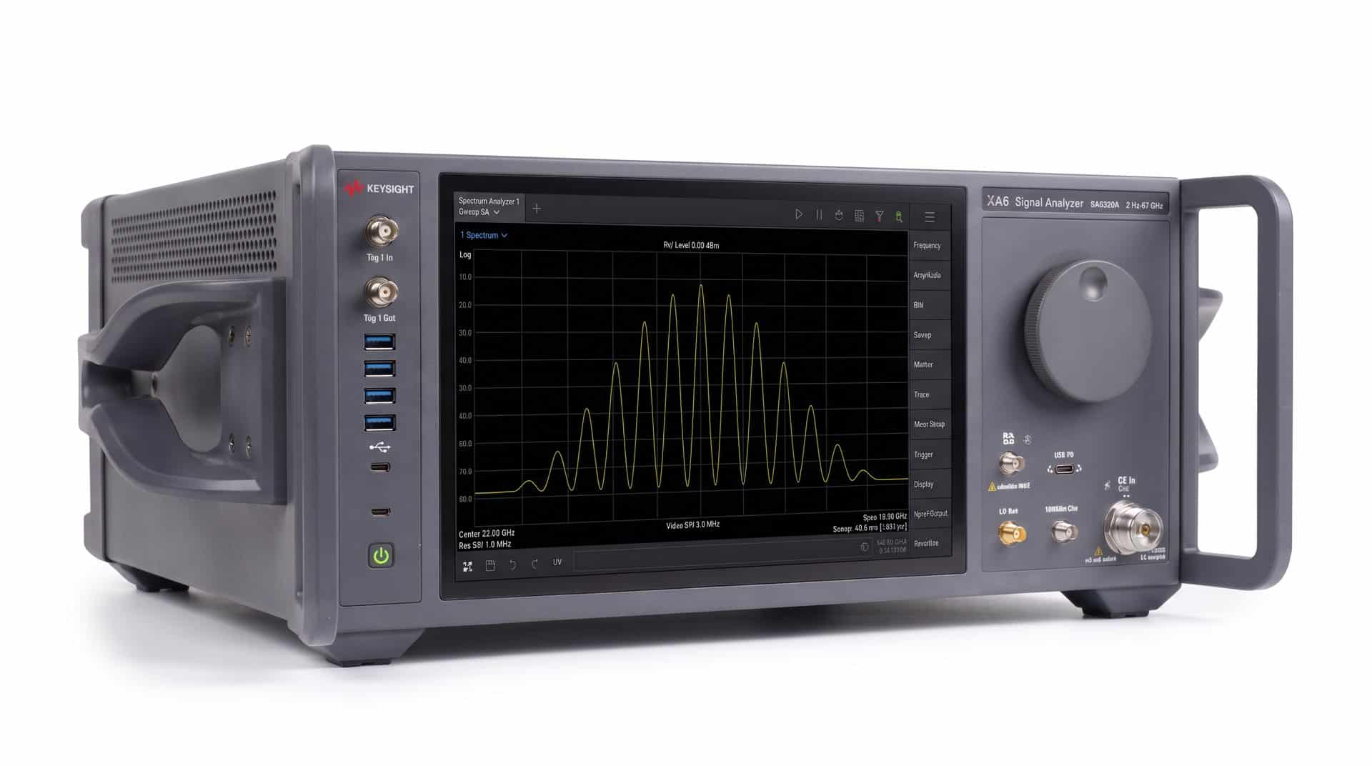 Máy phân tích tín hiệu Keysight XA6 SA6320A studio nền trắng