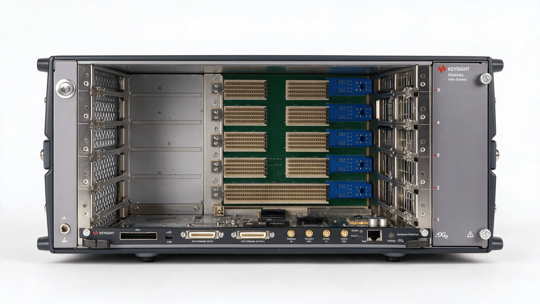 Khung máy AXIe Keysight M9505A — ảnh studio