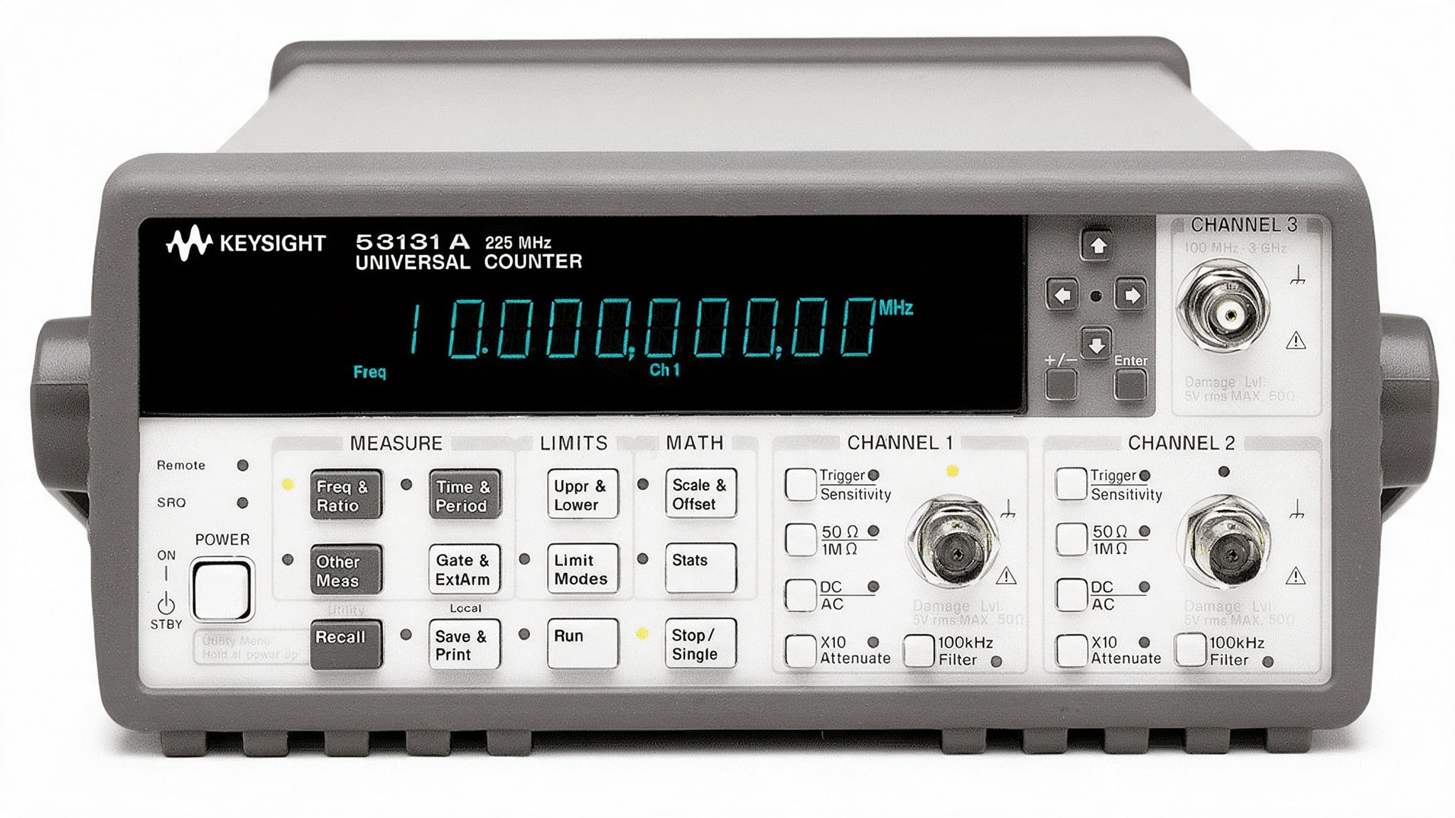 Máy đếm tần số Keysight 53131A — ảnh studio