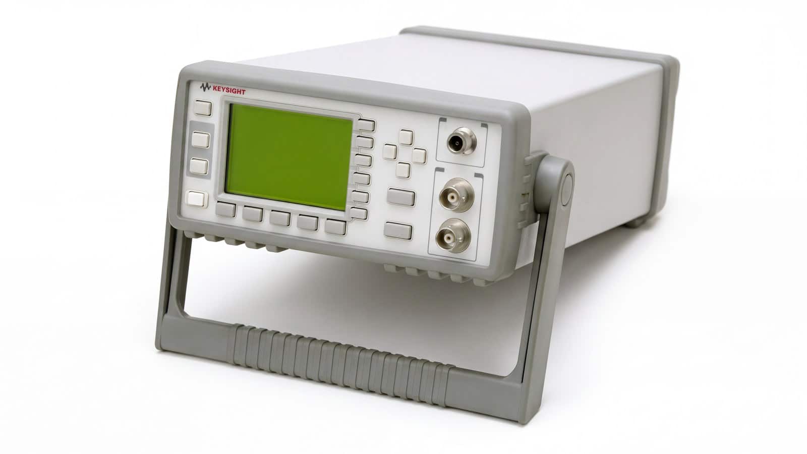 Máy đo công suất RF Keysight E4417A nhìn từ góc nghiêng thấy thân máy