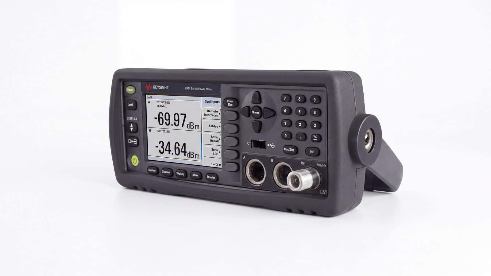 Máy đo công suất RF Keysight N1914A đo độ lợi bộ khuếch đại trong phòng thí nghiệm RF
