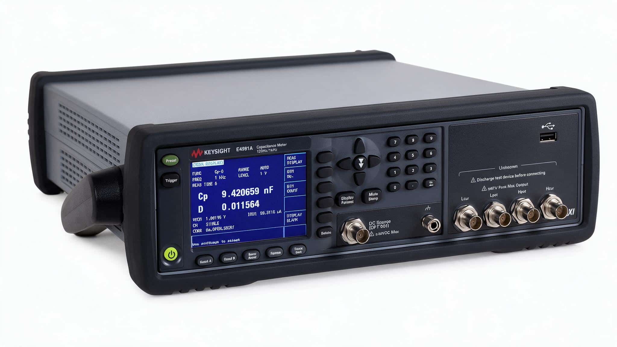 Máy đo điện dung Keysight E4981A — ảnh studio