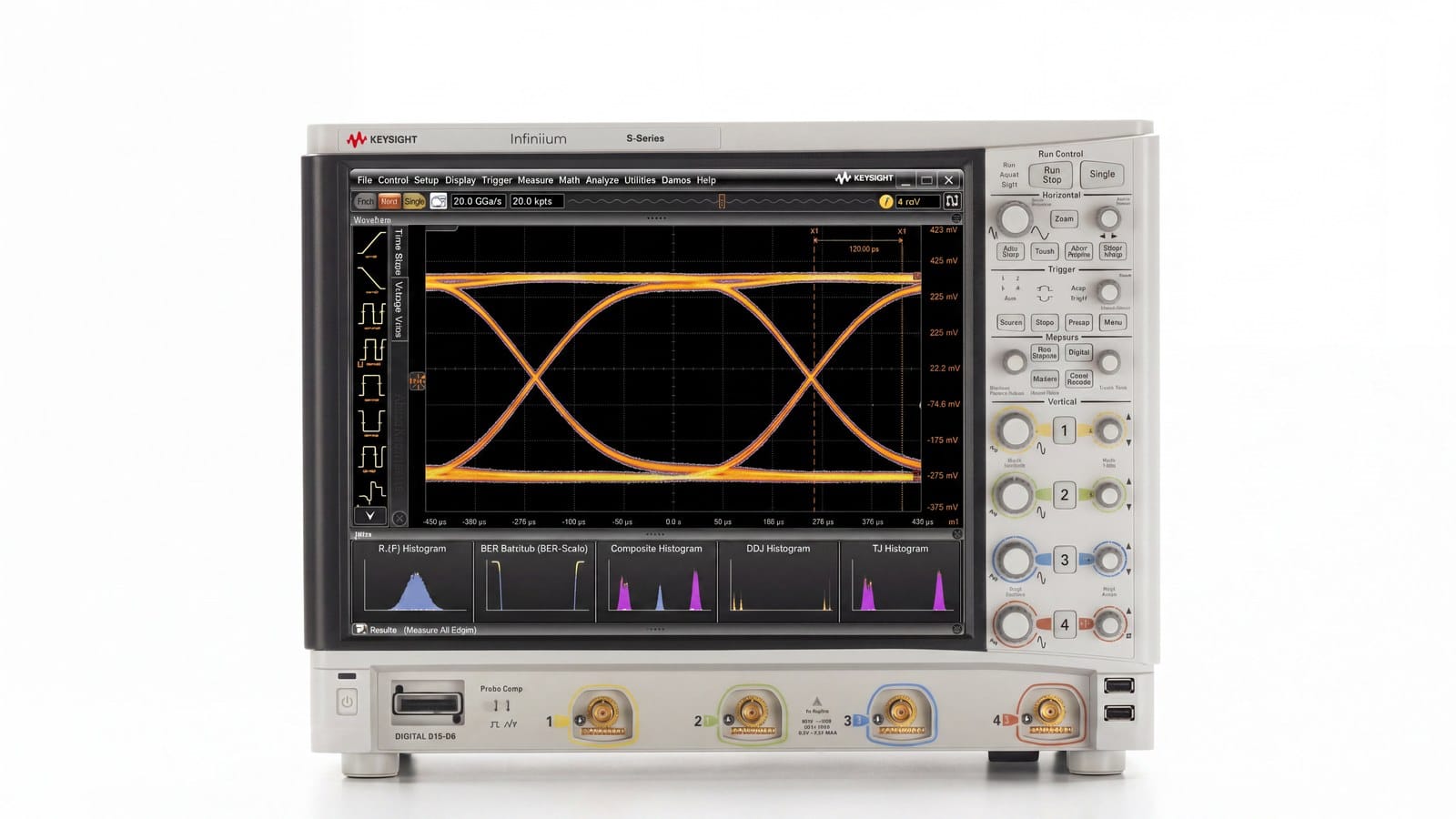 Máy hiện sóng Keysight DSOS254A dùng khi bù đầu dò máy hiện sóng