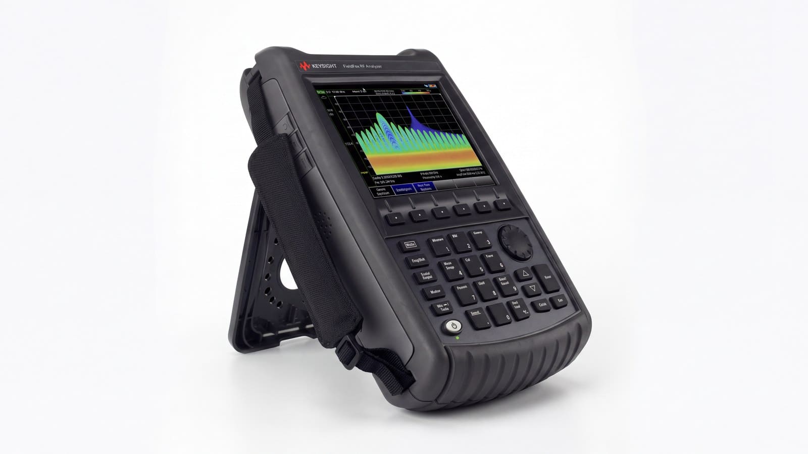Mặt trước Keysight N9914A với màn hình 6,5 inch và cụm phím FieldFox