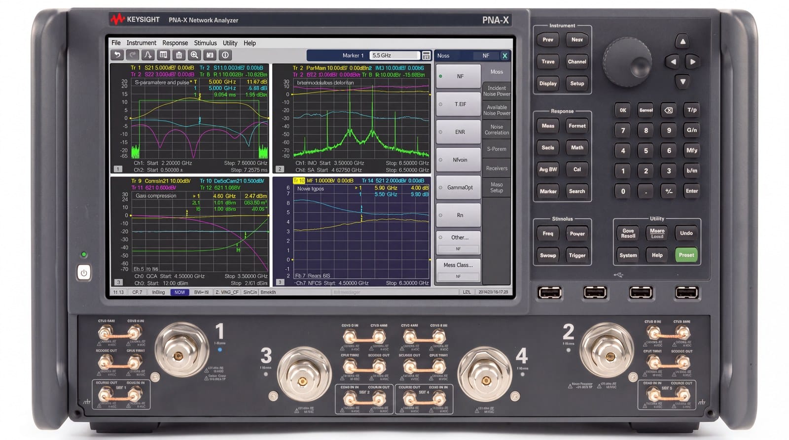 đo bộ trộn tần trên VNA bằng máy phân tích mạng PNA-X Keysight N5245B