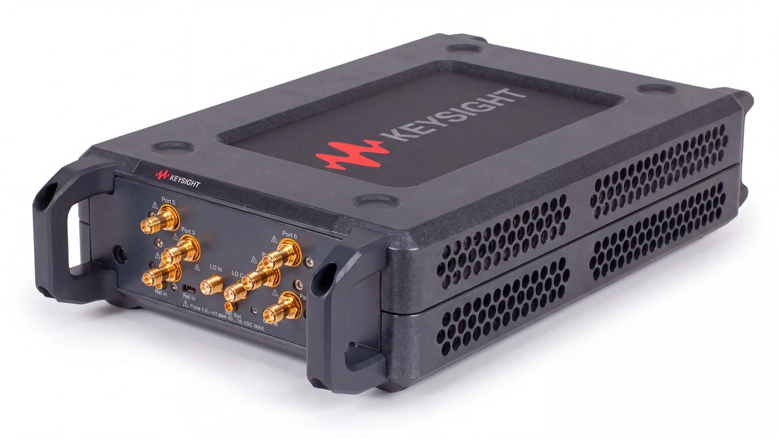 máy phân tích mạng vector USB Streamline Keysight P5024A chụp studio nền trắng góc 3/4