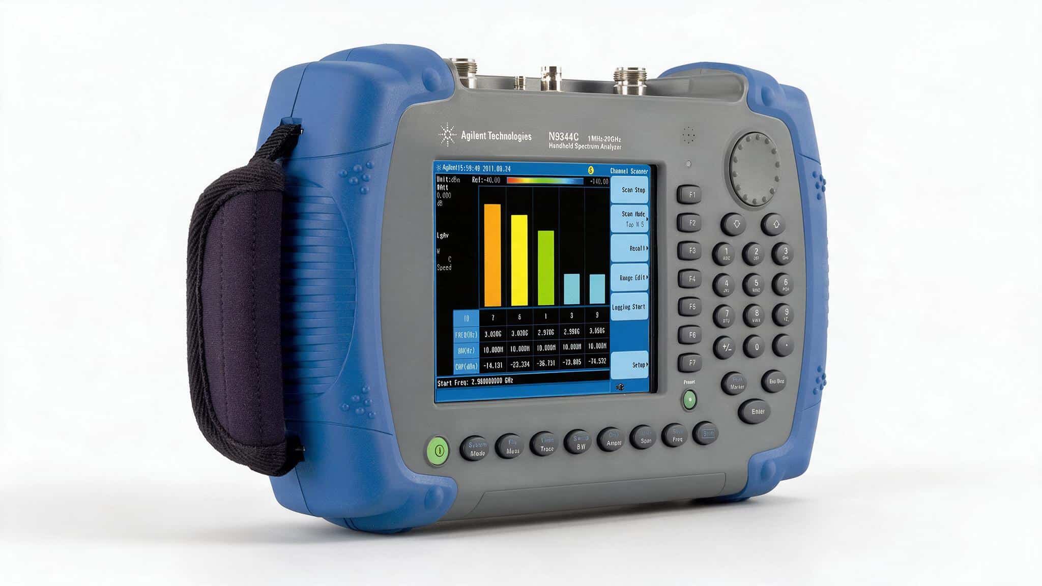Máy phân tích phổ cầm tay Keysight N9344C — ảnh studio