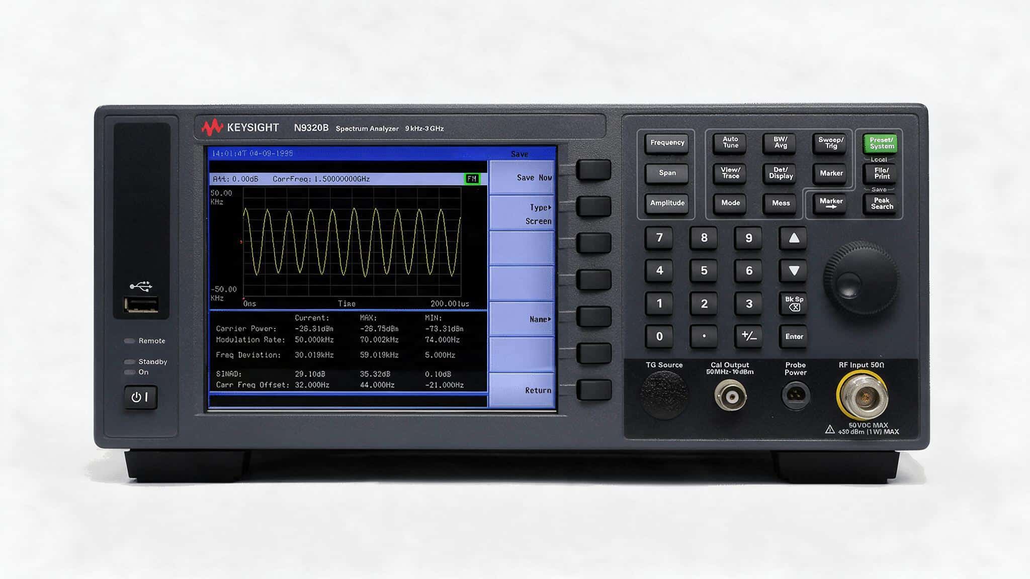 Máy phân tích phổ RF Keysight N9320B — ảnh studio