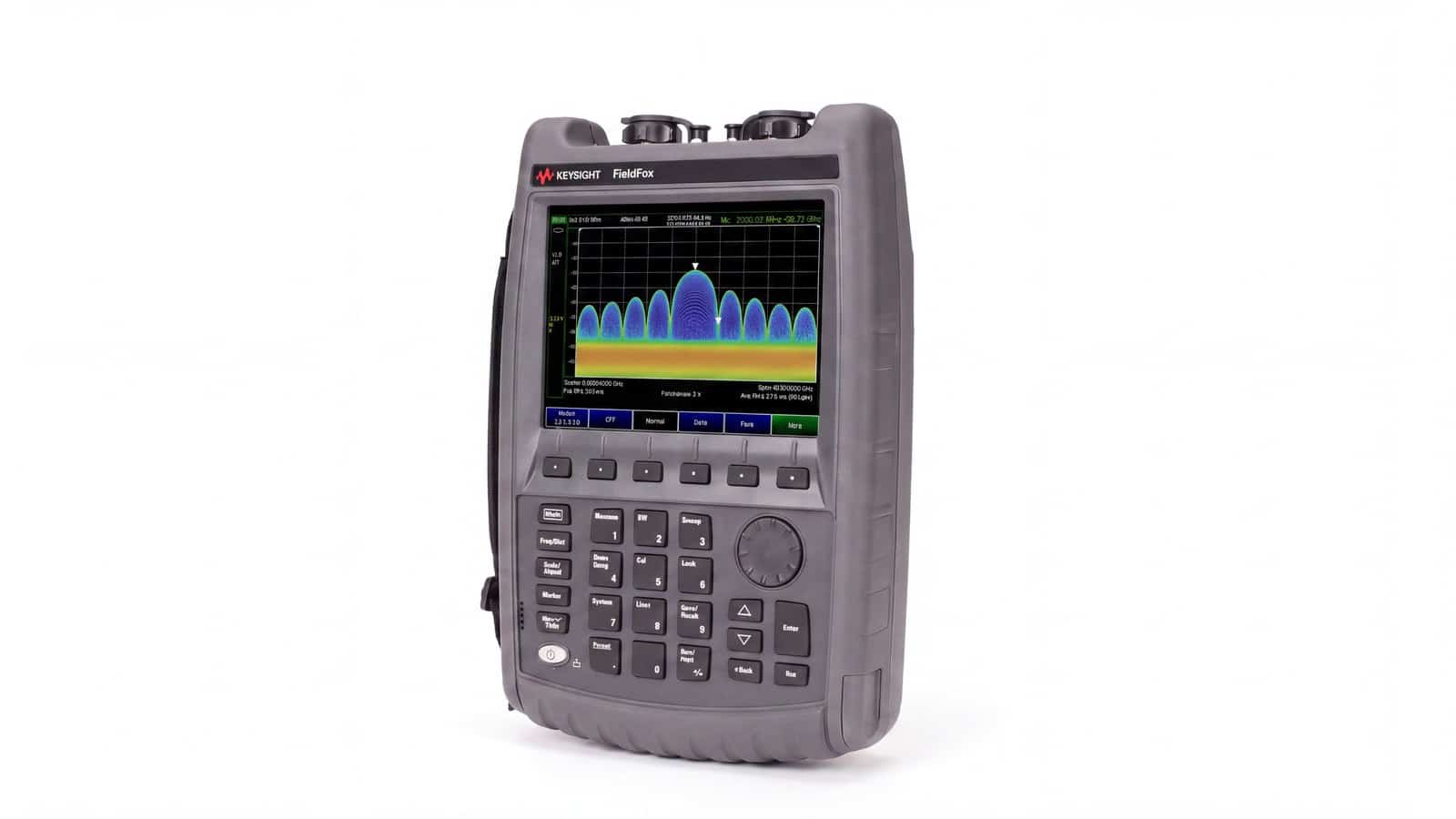 Máy phân tích RF cầm tay FieldFox Keysight N9918D 26,5 GHz, ảnh studio góc 3/4