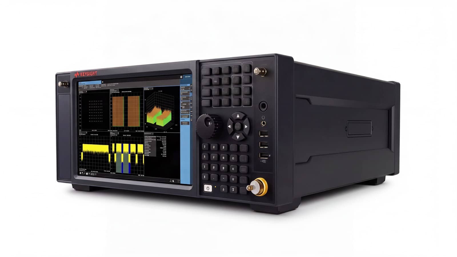 máy phân tích tín hiệu Keysight N9032B chụp studio nền trắng góc 3/4