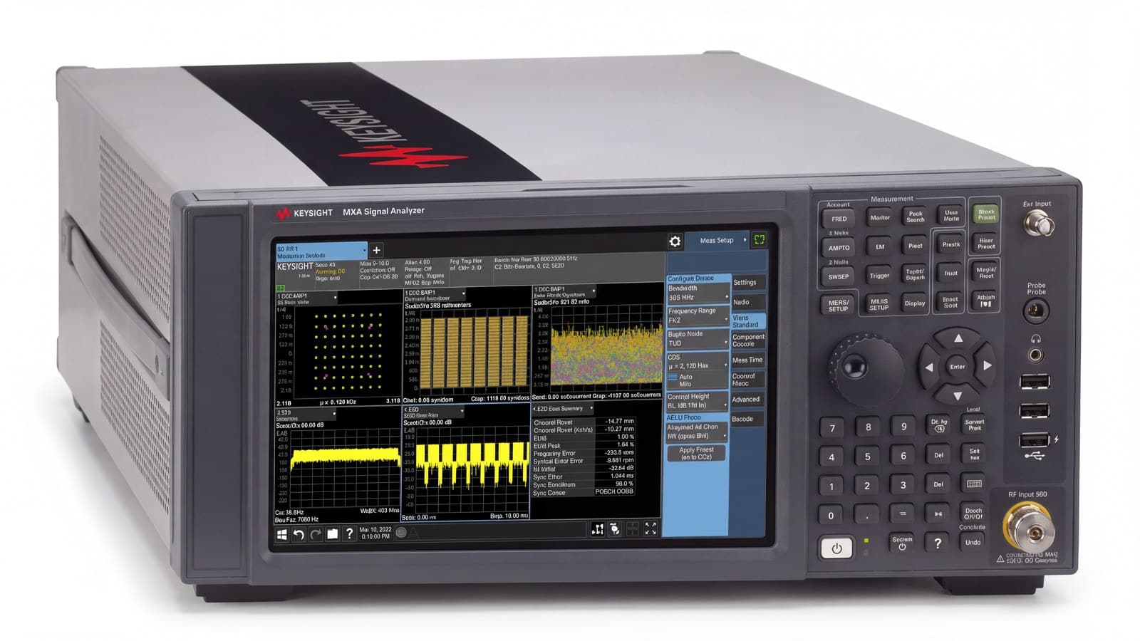 máy phân tích tín hiệu MXA Keysight N9021B chụp studio nền trắng góc 3/4
