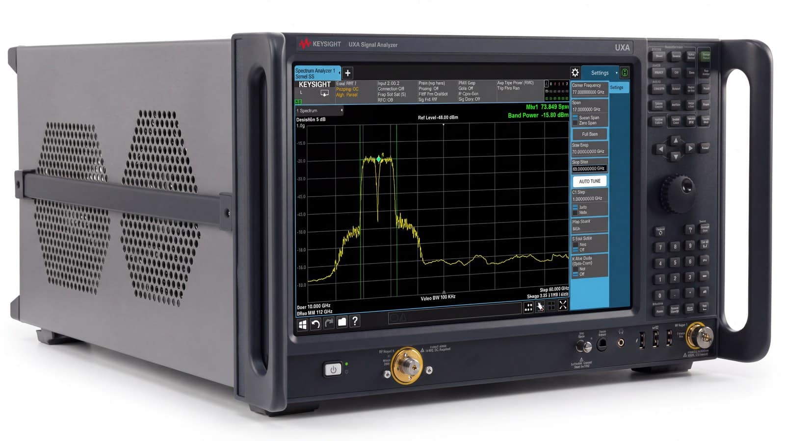 máy phân tích tín hiệu UXA Keysight N9041B chụp studio nền trắng góc 3/4