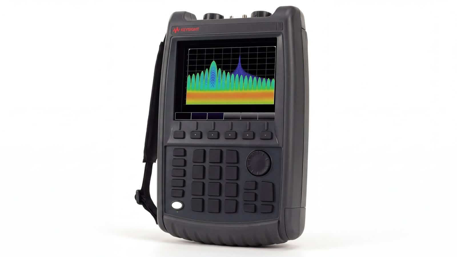 máy phân tích vi sóng cầm tay Keysight N9917B chụp studio nền trắng góc 3/4