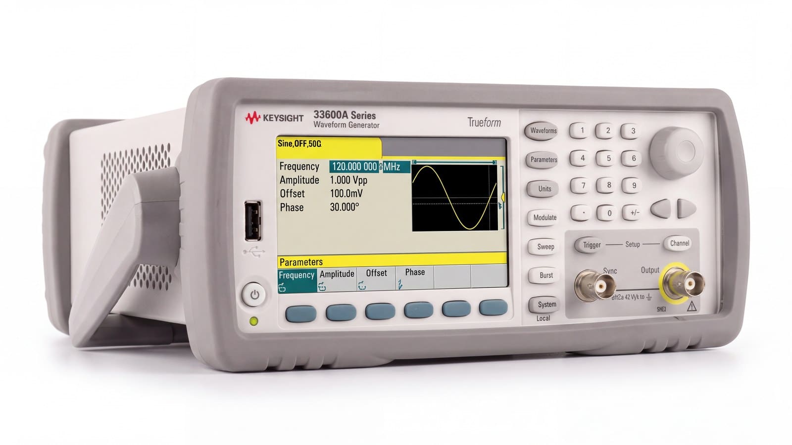 Keysight 33622A phát hai kênh vi sai cho mạch thử nghiệm trong phòng R&D
