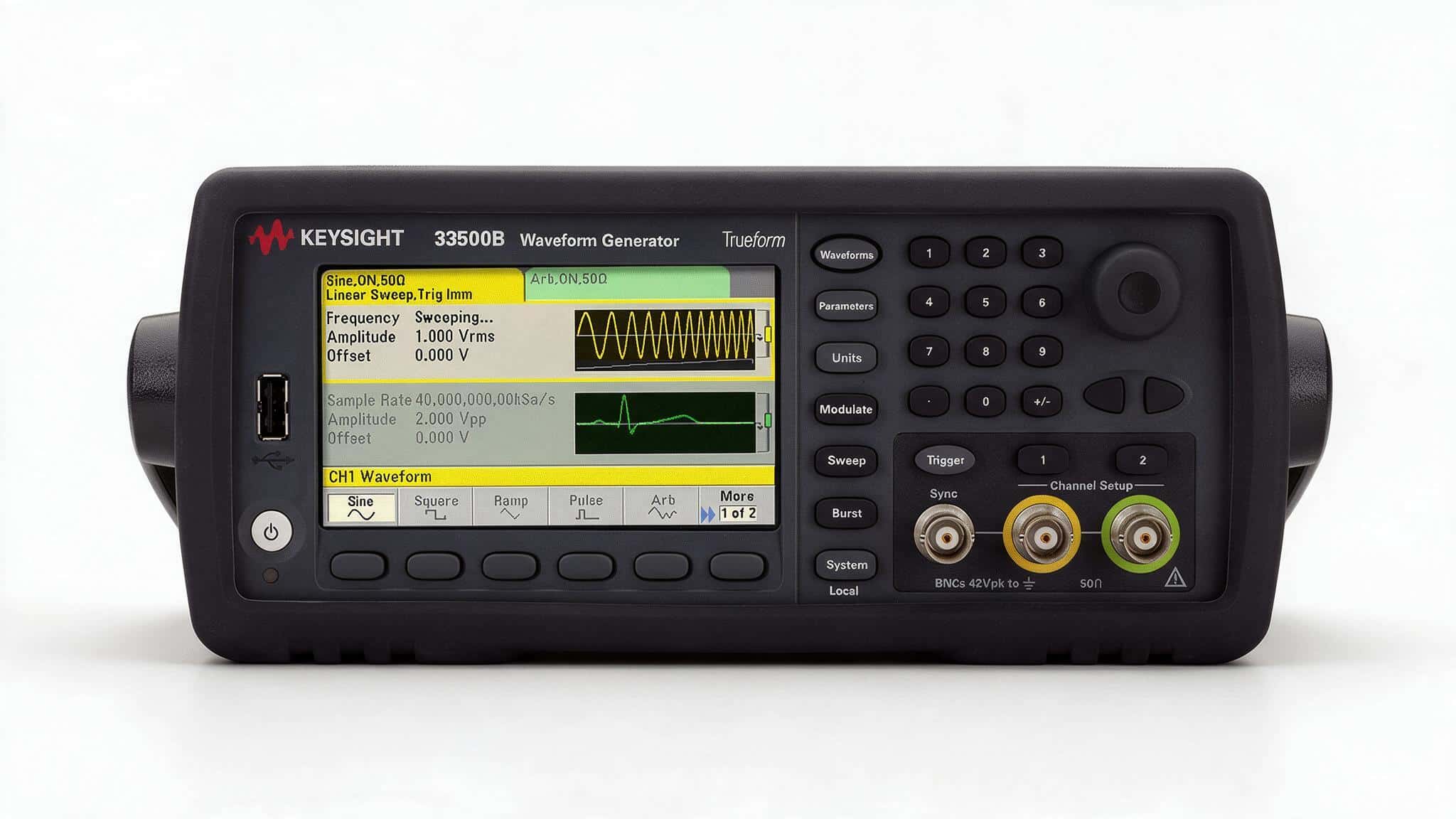 Máy phát sóng hàm Keysight 33510B — ảnh studio