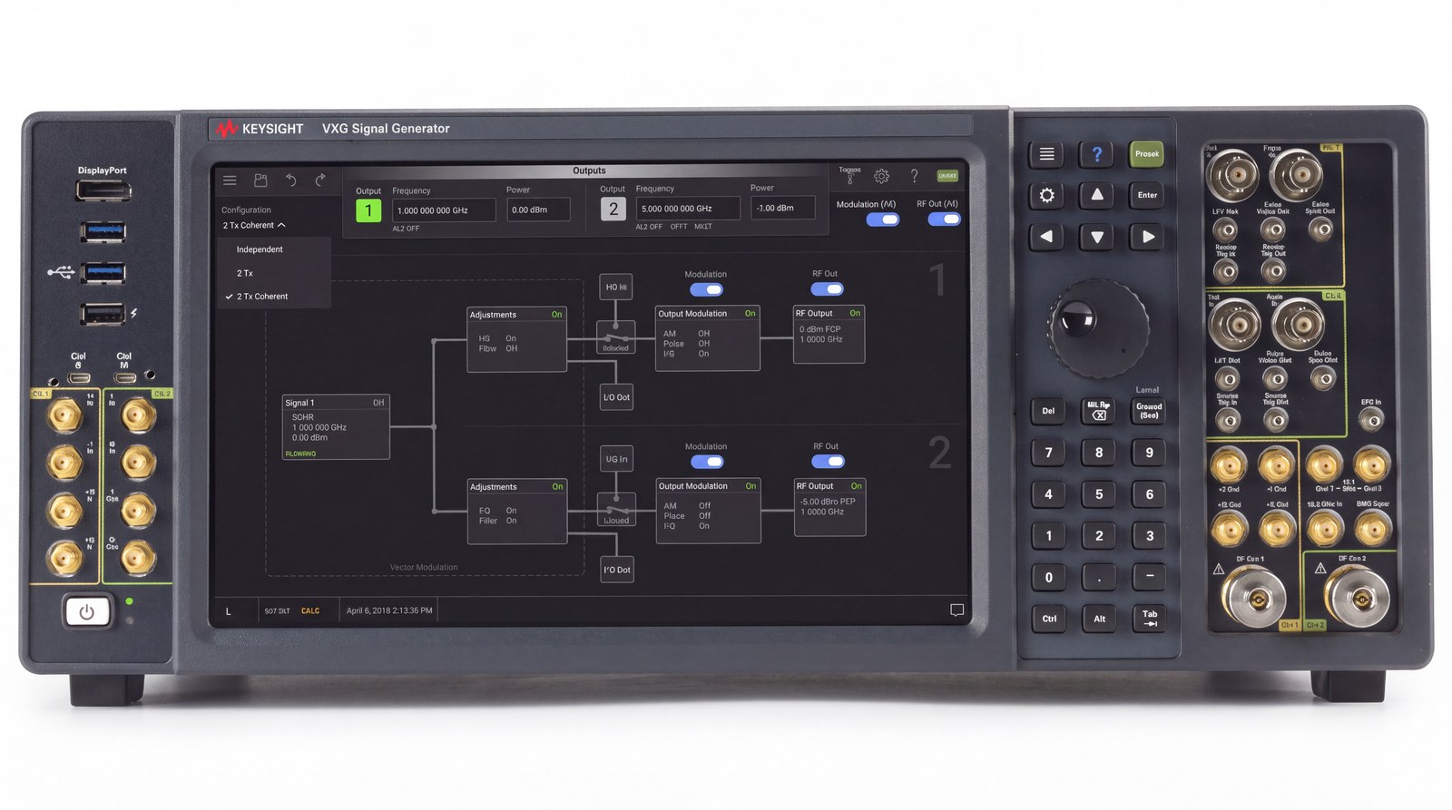 chụp cắt lớp trạng thái lượng tử với máy phát tín hiệu vi sóng Keysight M9384B VXG