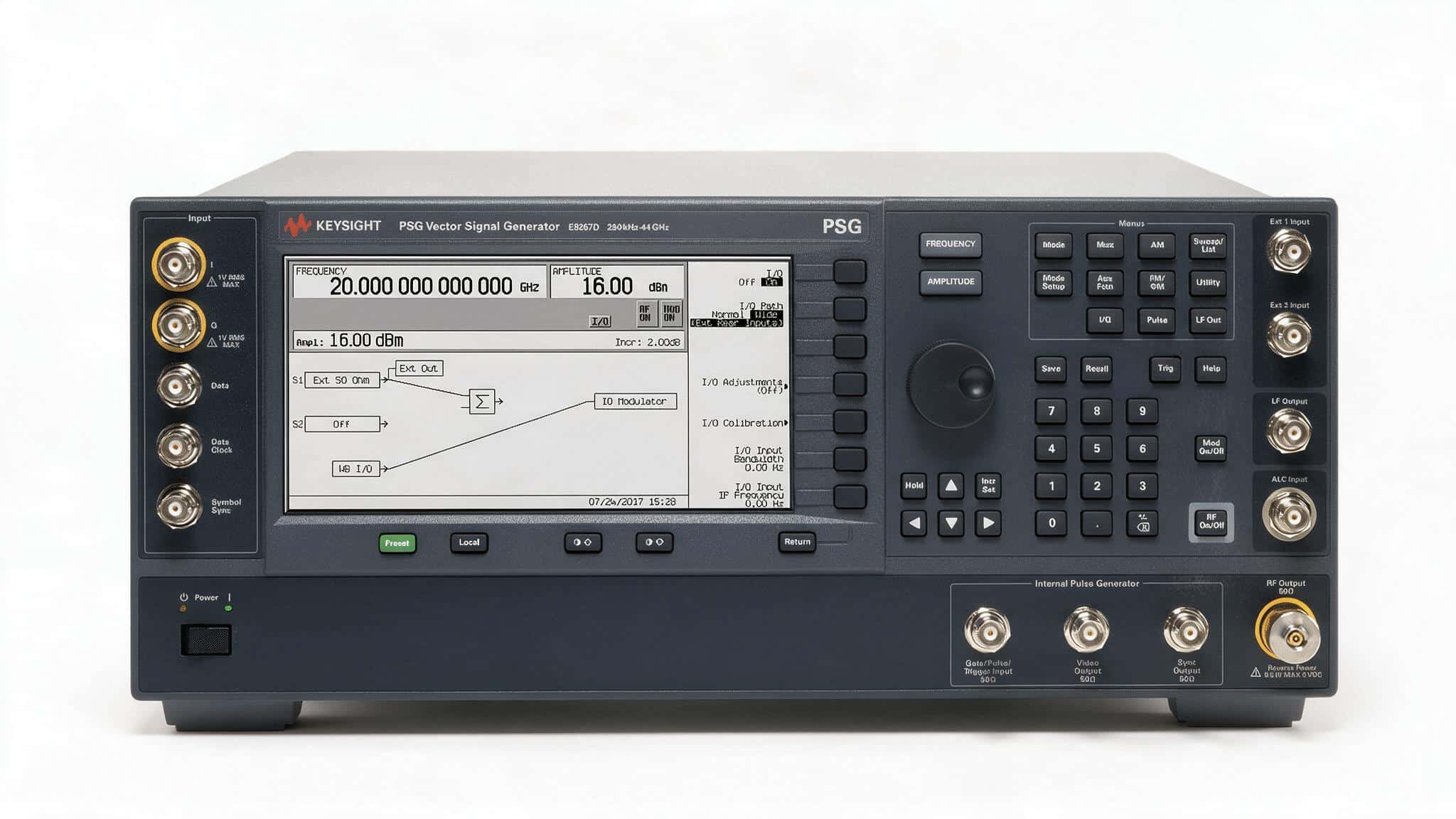 Keysight E8267D — Máy phát tín hiệu vi sóng vector PSG — ảnh studio