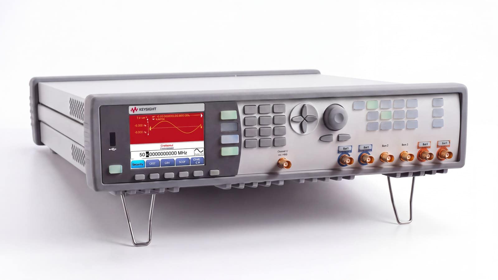 máy phát xung Keysight 81150A chụp studio nền trắng góc 3/4
