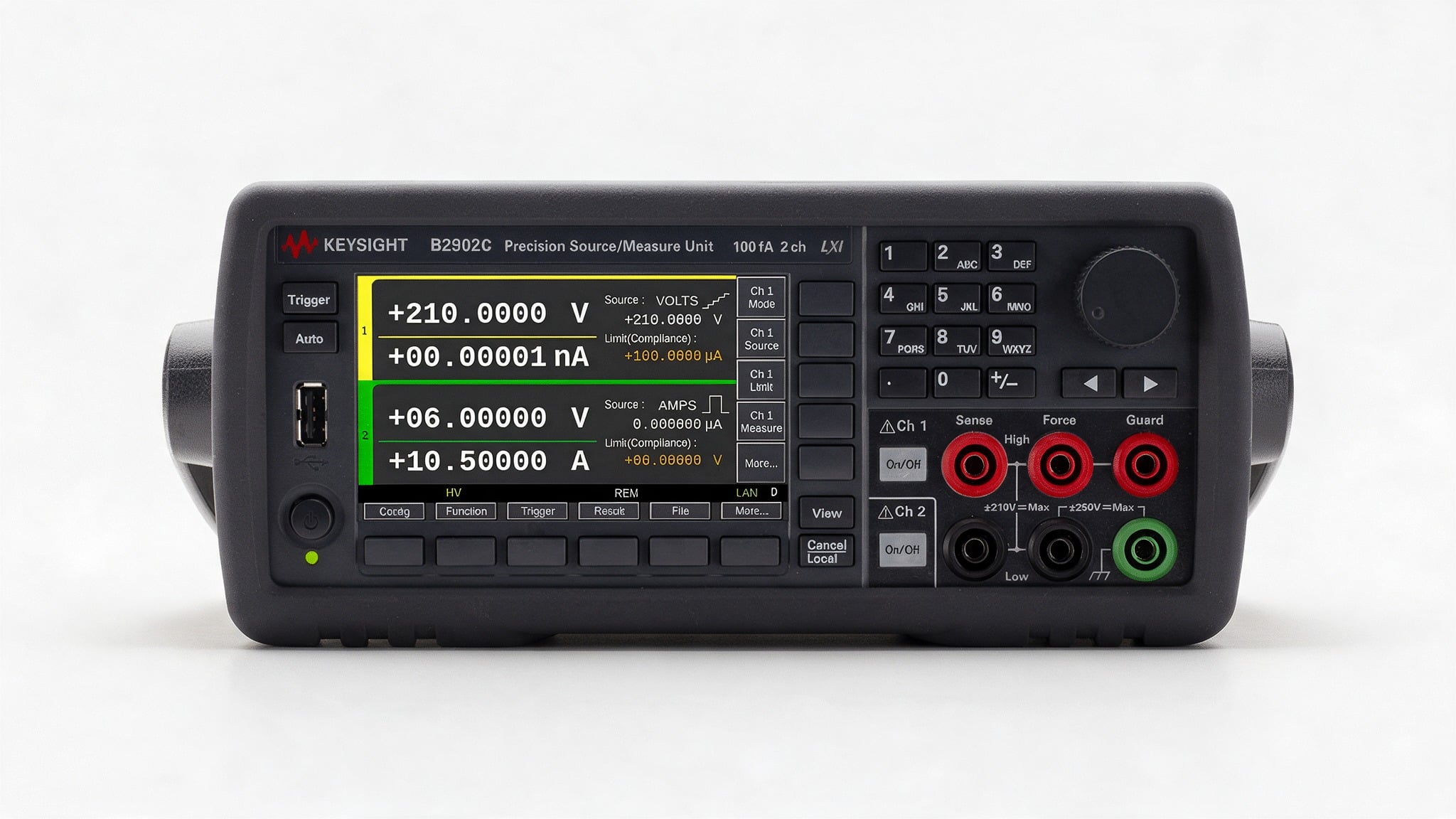 Nguồn-đo SMU Keysight B2902B — ảnh studio