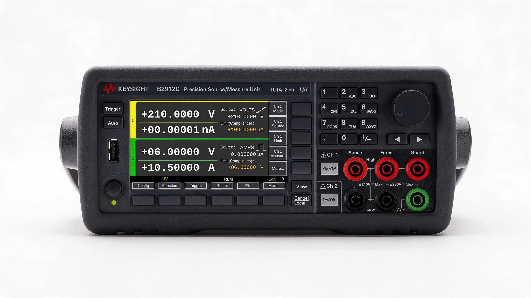 Nguồn-đo SMU Keysight B2912B — ảnh studio