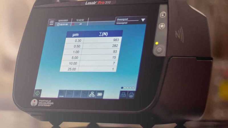 PMS Lasair Pro airborne particle counter