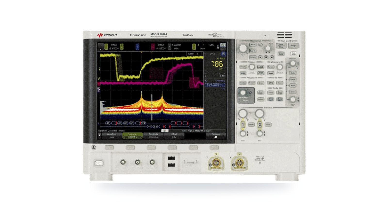 Máy hiện sóng Keysight MSOX6002A hai kênh analog và 16 kênh số cho phân tích toàn vẹn tín hiệu