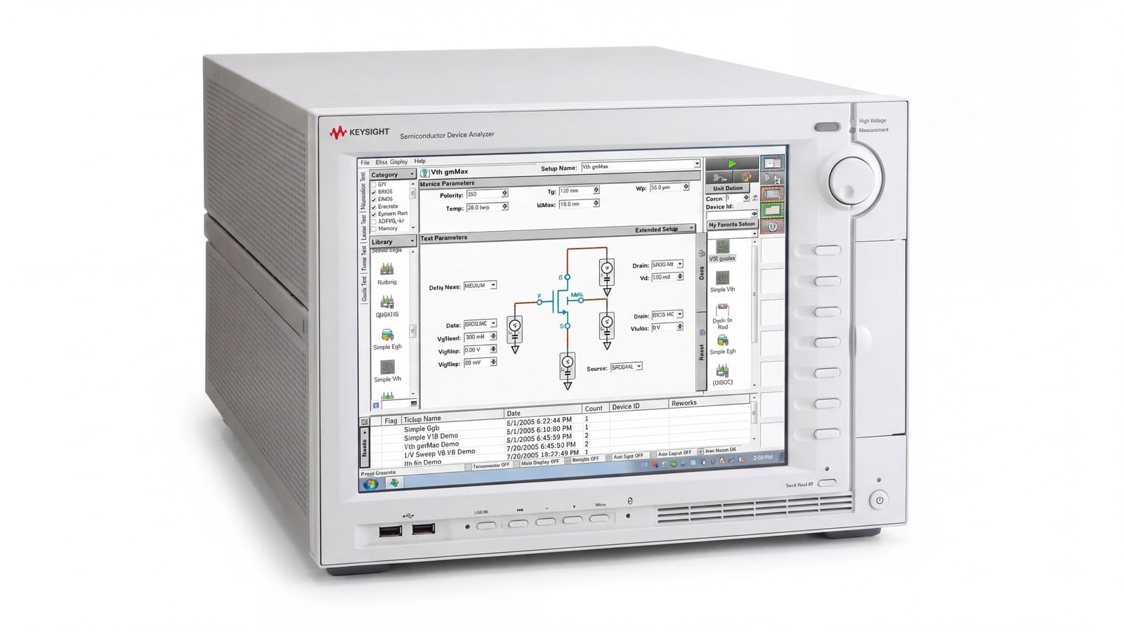 thử nghiệm ESD HBM với máy phân tích linh kiện bán dẫn Keysight B1500A