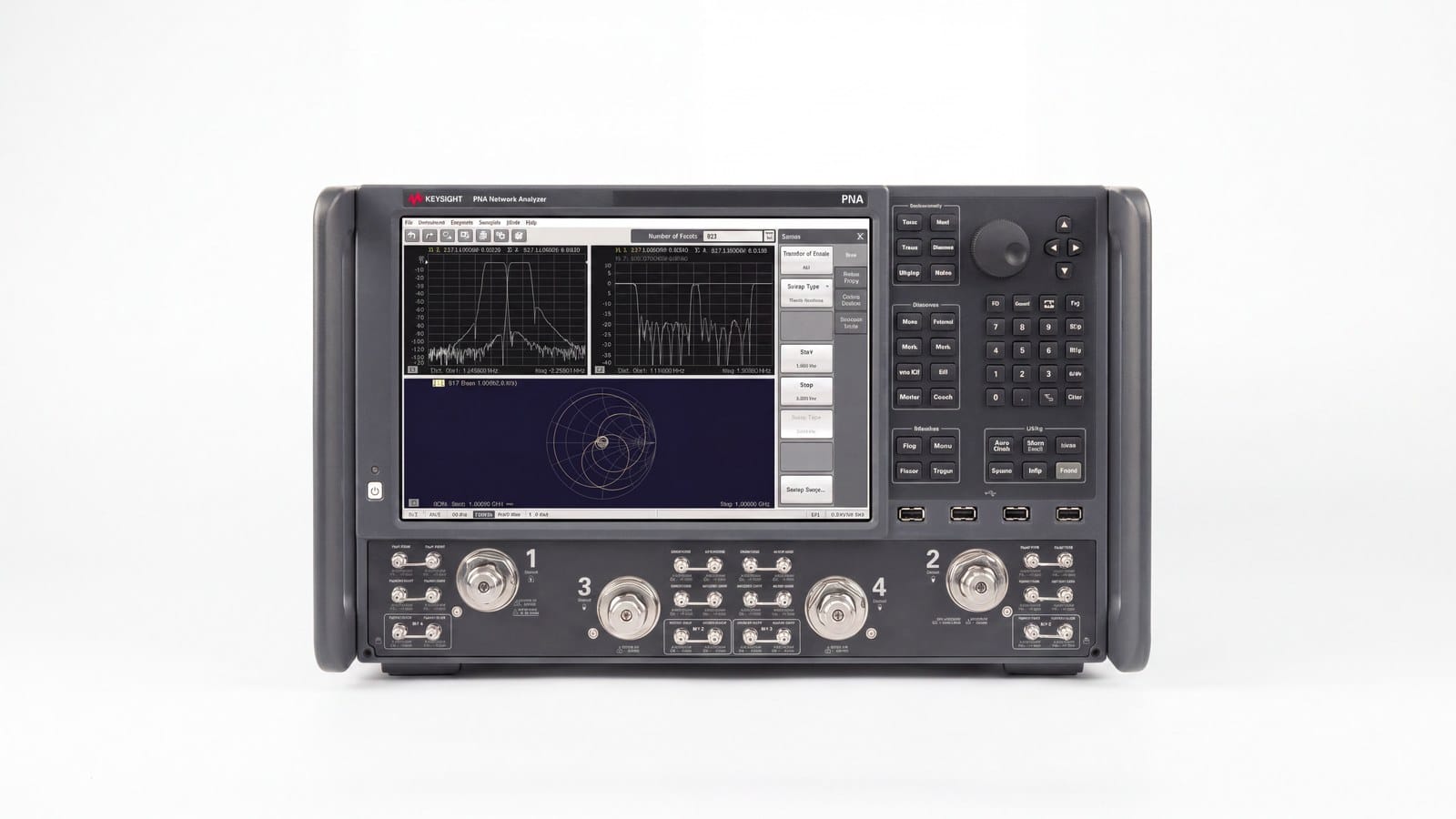 trích mô hình IBIS — bốn cổng đo trên Keysight N5227B