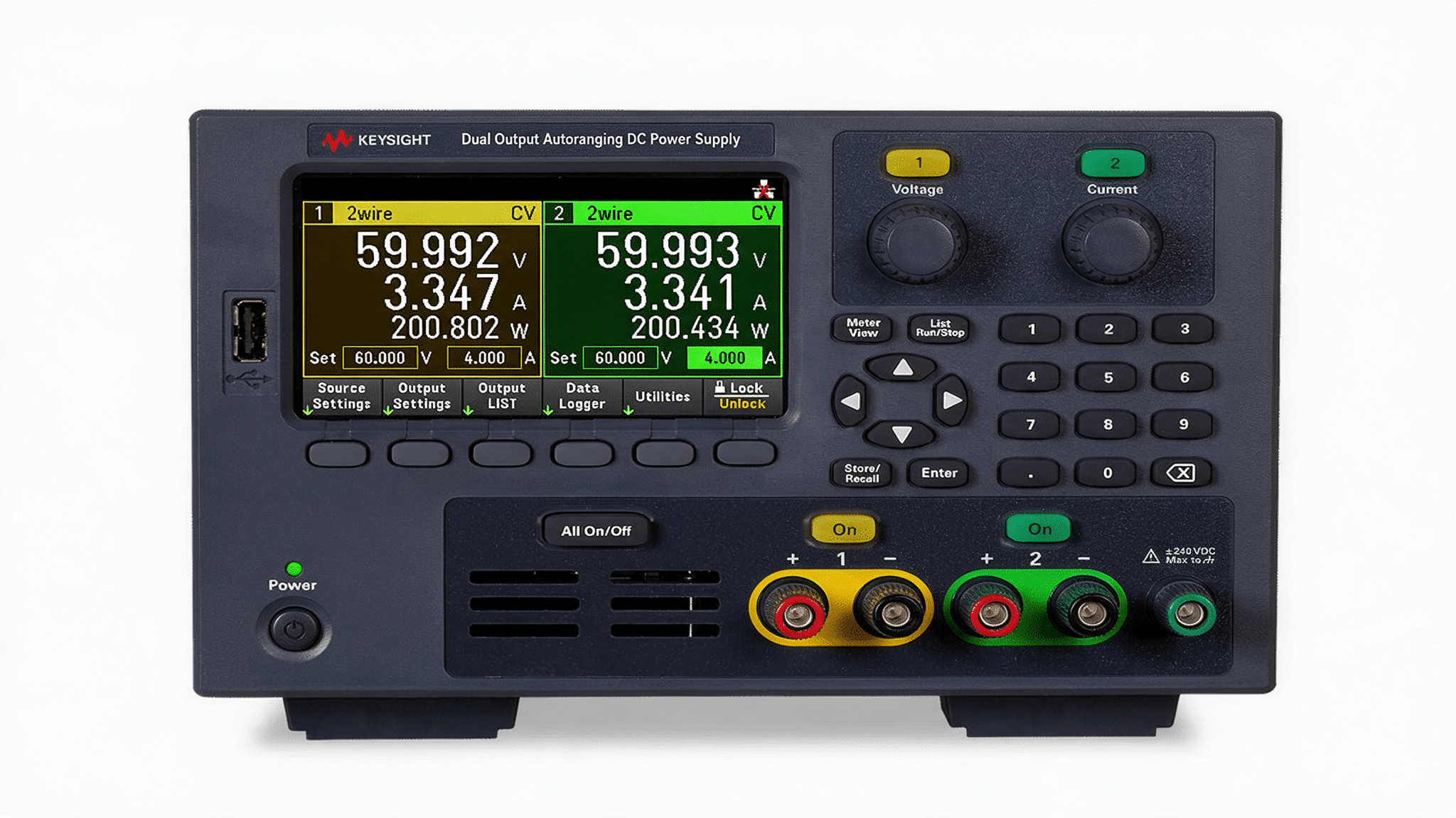 đo đáp ứng vòng điều khiển nguồn với bộ nguồn DC Keysight E36234A