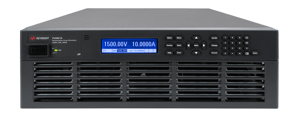 Bộ mô phỏng dàn pin mặt trời Keysight PV8921A Bộ mô phỏng dàn pin mặt trời Keysight PV8921A