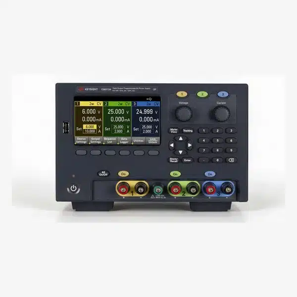 Bộ nguồn DC 3 ngõ ra Keysight E36313A — ảnh studio