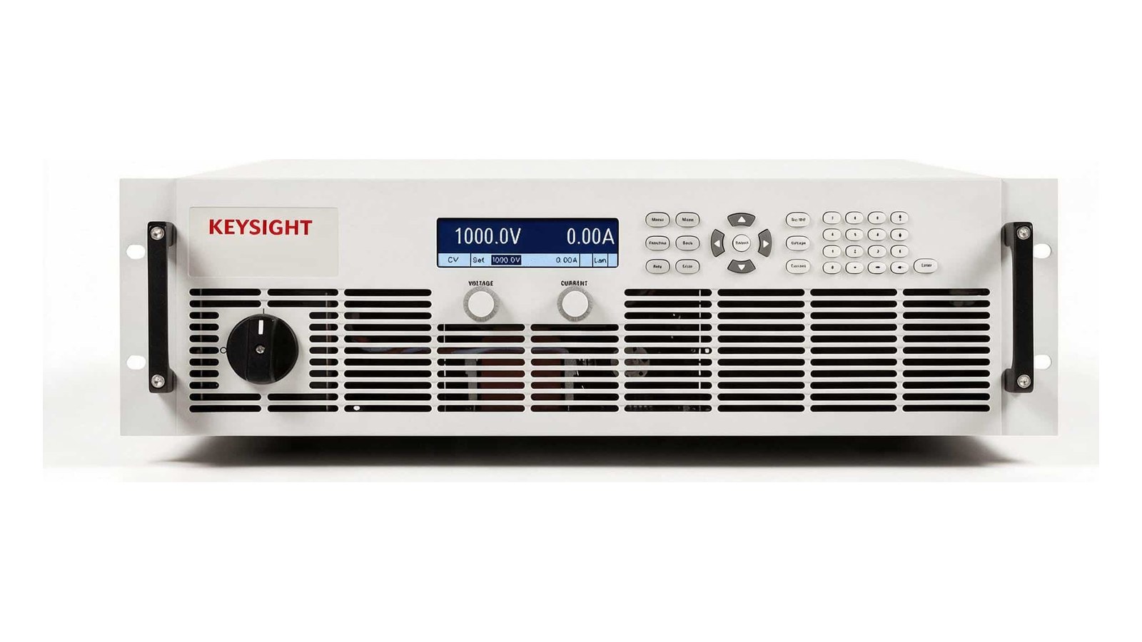 Keysight N8930A bộ nguồn DC autoranging 1000 V 30 A 10 kW đặt trên bàn thử nghiệm điện tử công suất