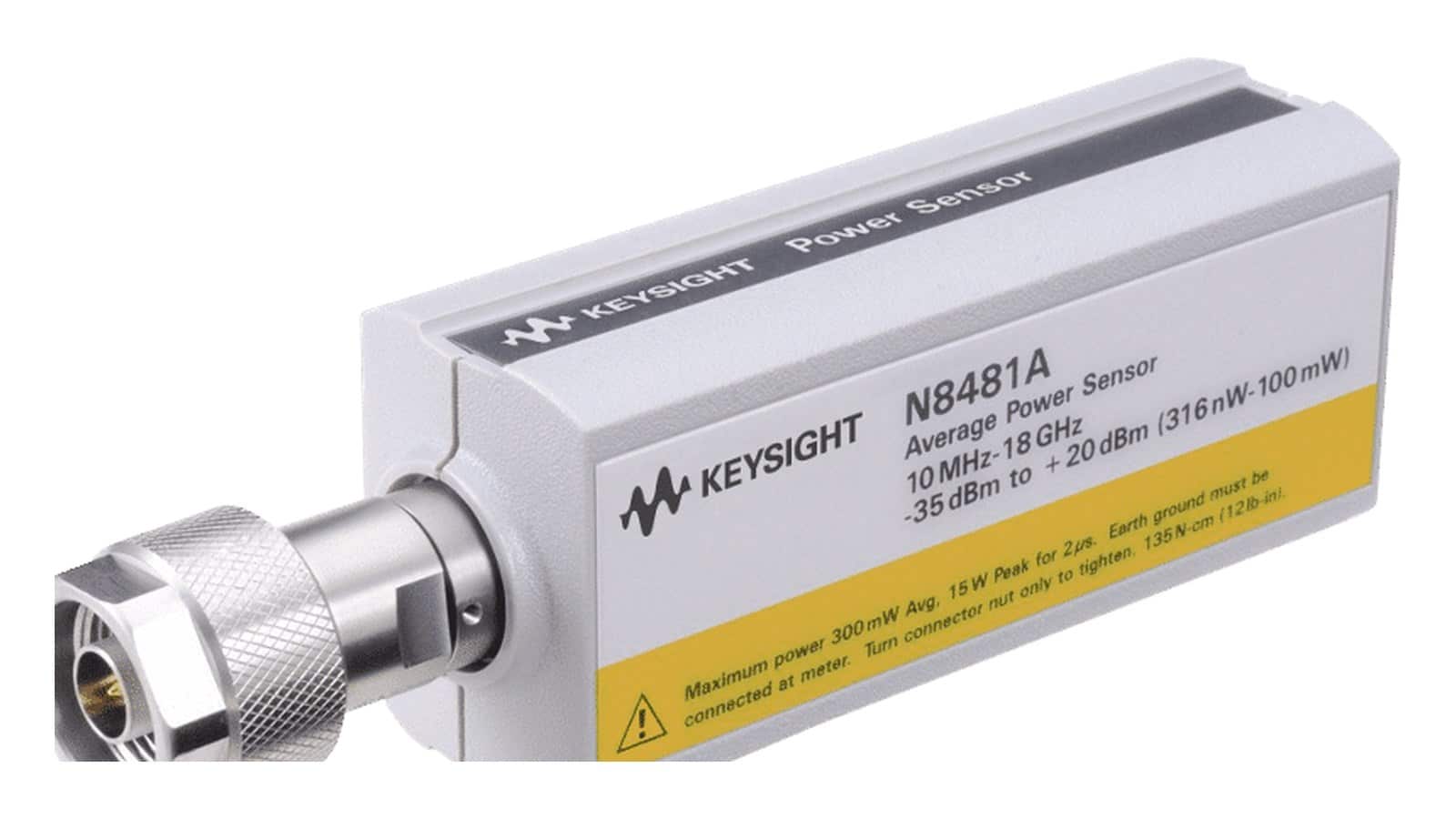 Keysight N8481A thông số mặt đầu nối Type-N và nhãn model