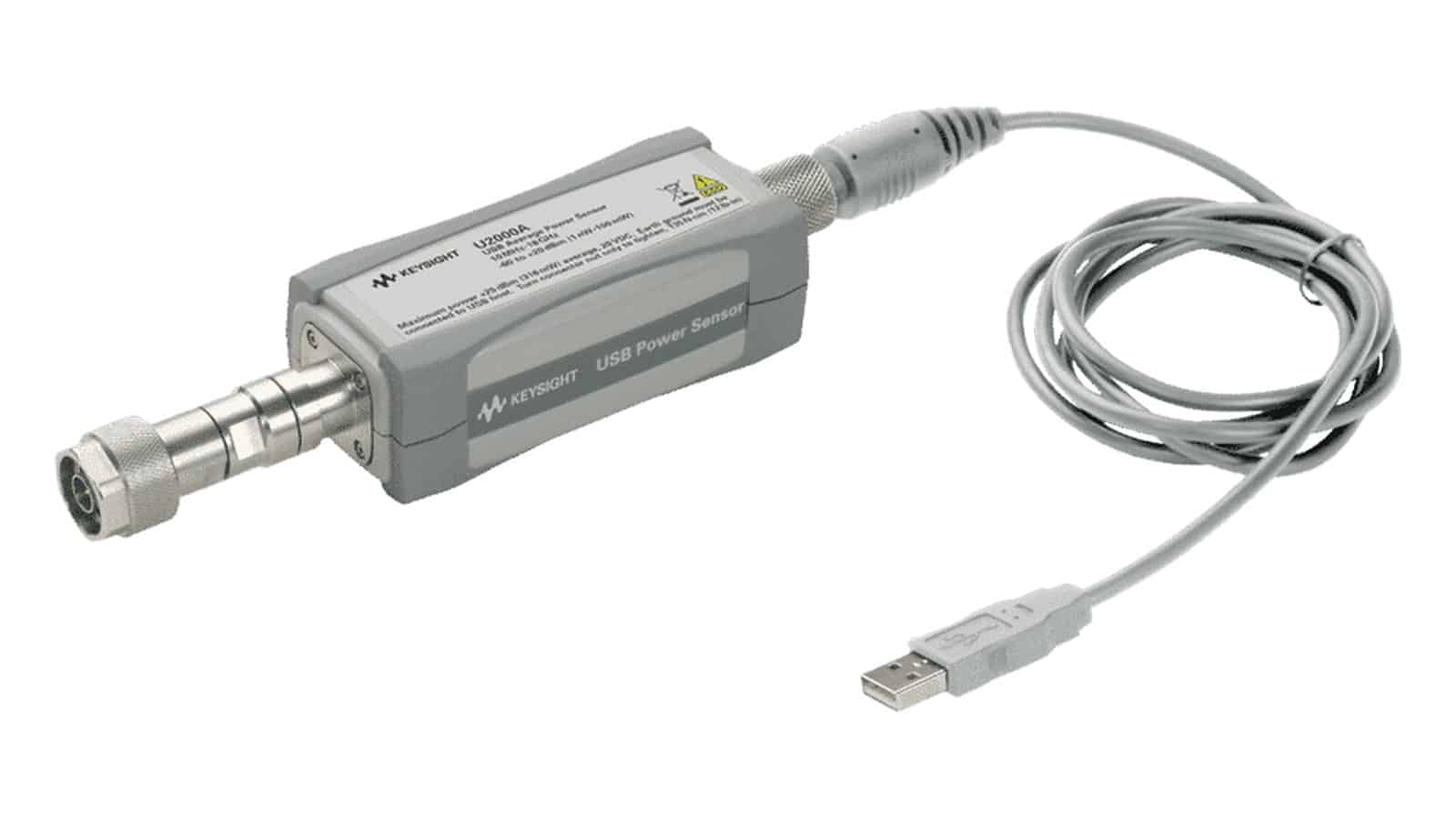 Máy đo công suất RF Keysight U2001A kết nối laptop khi đo hiện trường