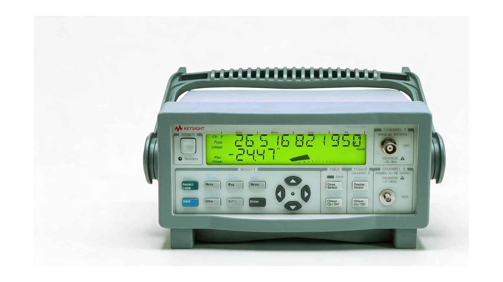 máy đếm tần vi sóng dòng Keysight 53150A (ảnh minh họa dòng 53150) - ảnh studio nền trắng, góc 3/4