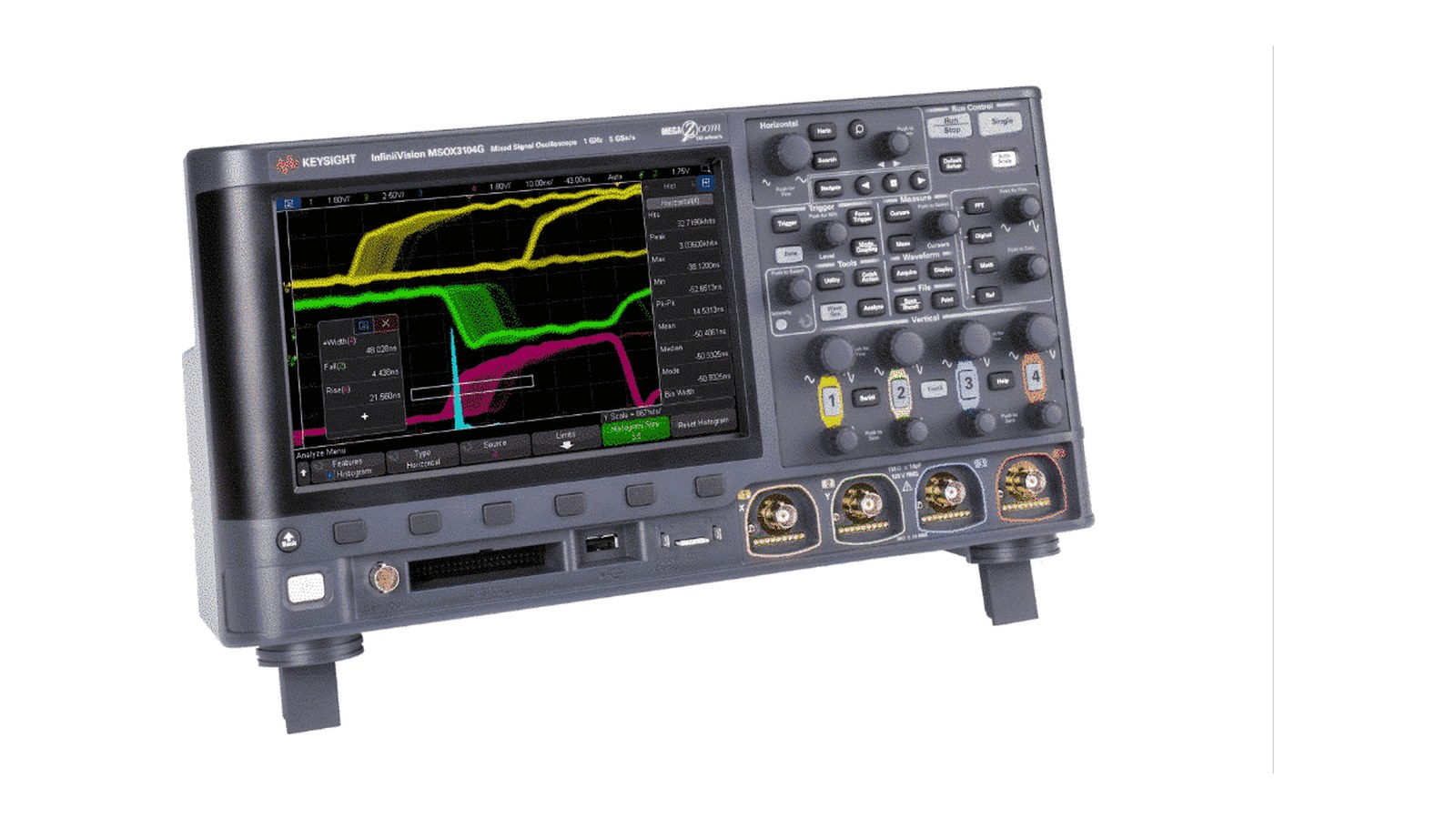 máy hiện sóng 3000G X-Series Keysight DSOX3032G (ảnh bản 4 kênh cùng dòng) - ảnh thật trên nền trắng