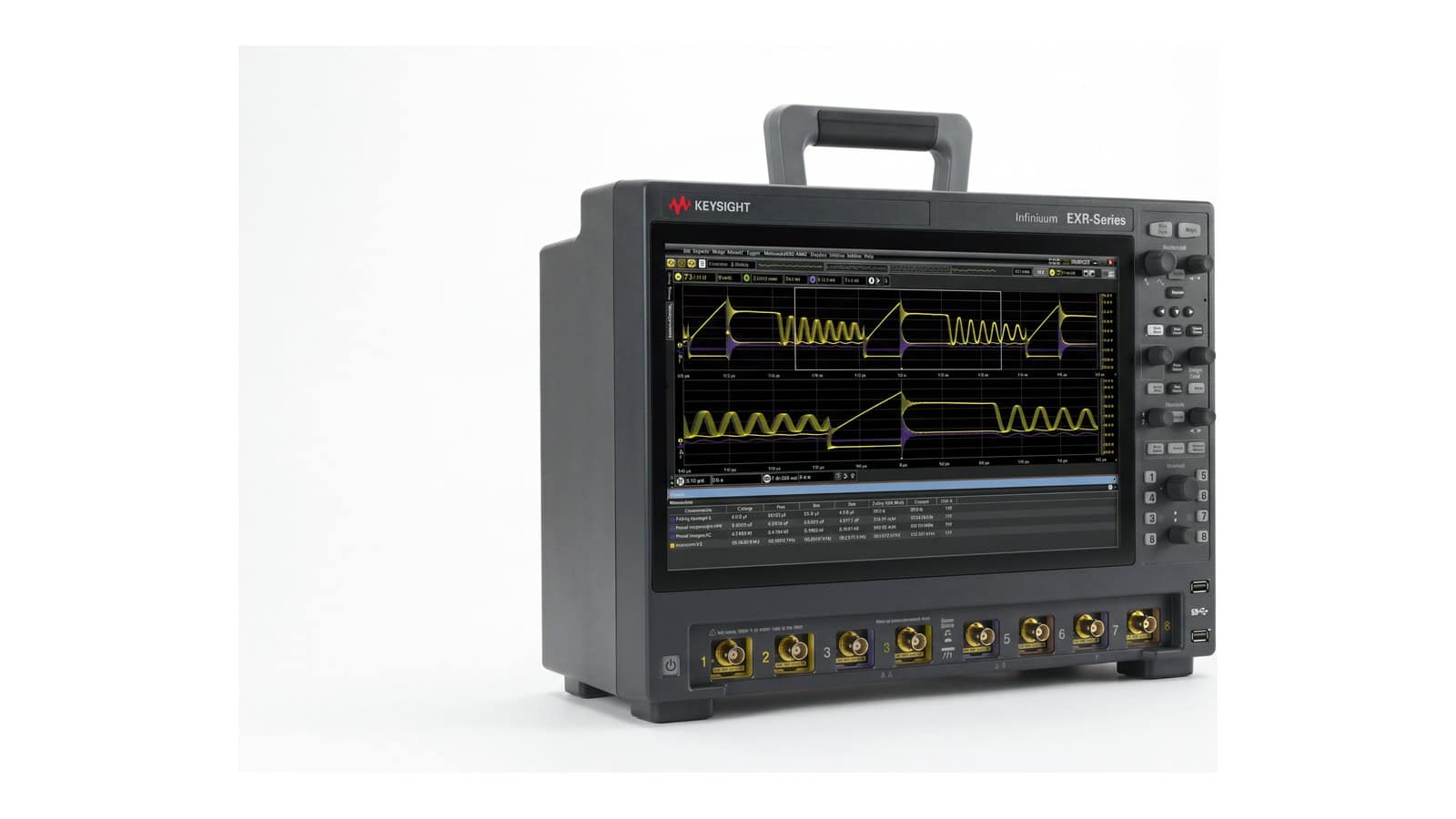 máy hiện sóng Keysight EXR108A Infiniium EXR-Series - ảnh studio nền trắng, góc 3/4