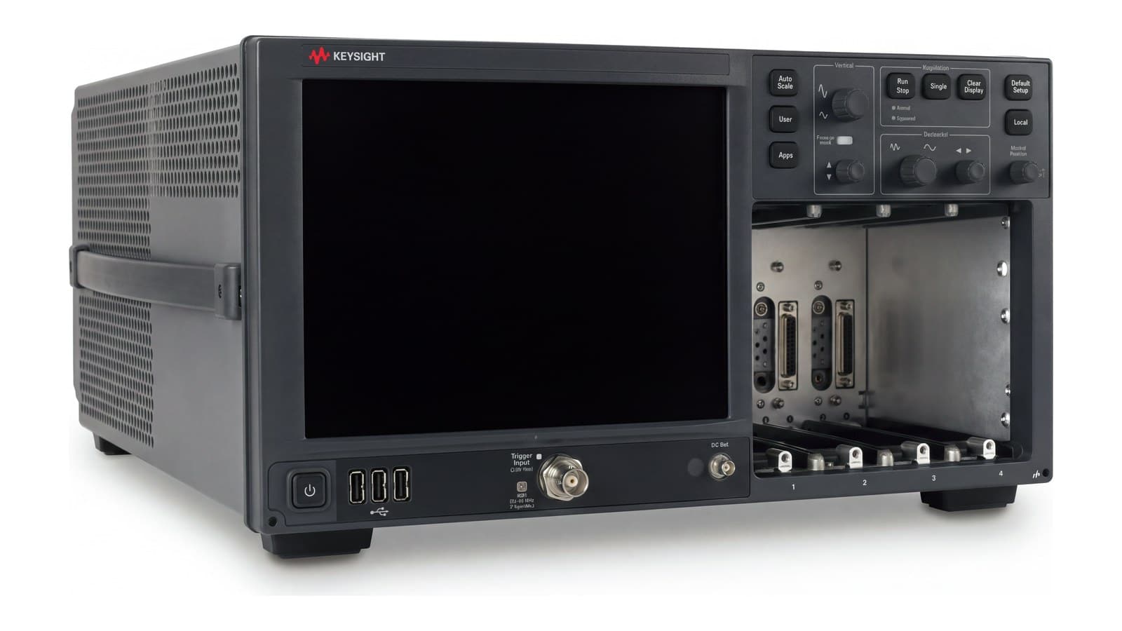 Kỹ sư cấu hình kích khởi pattern lock trên DCA-X Keysight để đo biểu đồ mắt