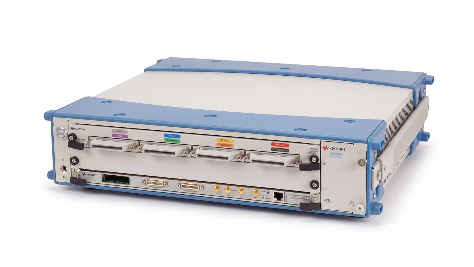 Keysight U4154B - khung AXIe lắp mô-đun phân tích logic, ảnh studio góc 3/4