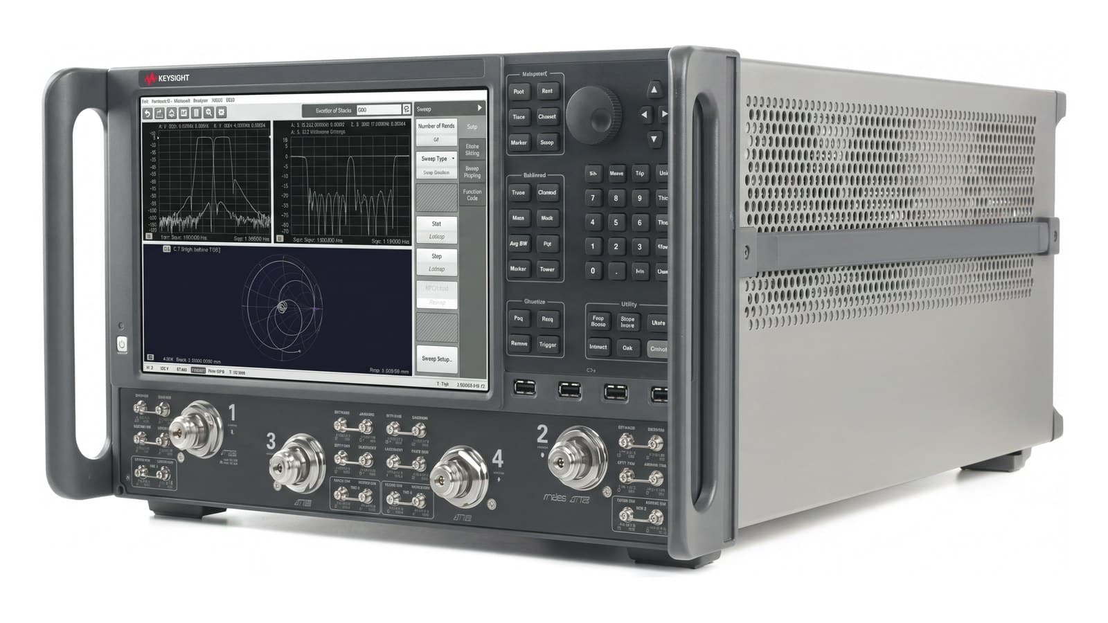 máy phân tích mạng PNA Keysight N5227B - ảnh studio nền trắng, góc 3/4