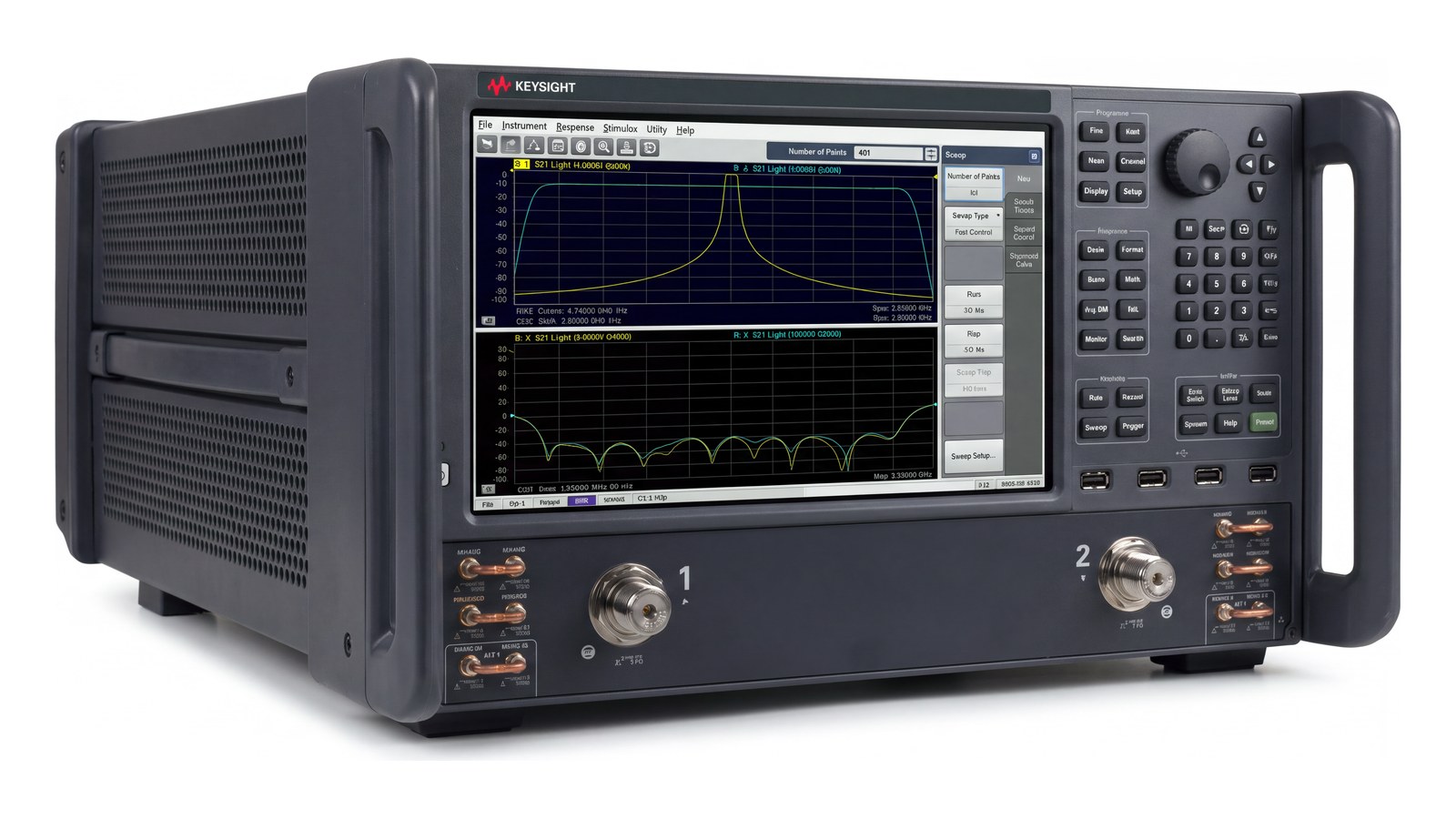 máy phân tích mạng PNA-L Keysight N5235B - ảnh studio nền trắng, góc 3/4